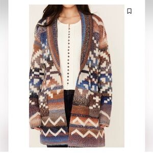 Idyllwind Women's Myhr Southwestern Print Cardigan Medium